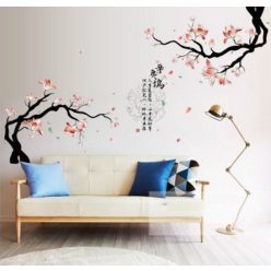   MJ8016 Dekoratív Magnólia falmatrica 165x82 cm, azonnal raktárról
