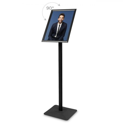 INFO/MENÜ Stand premium  A/3 fekete várakoztató tábla *