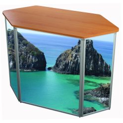 Demo Hexa Wood kínálópult