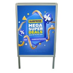 Sale B/1  beltéri megállítótábla 